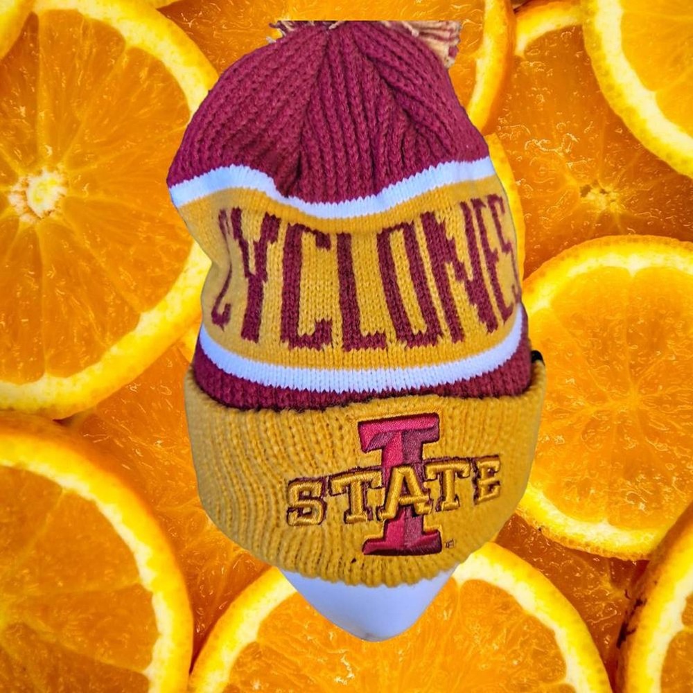 47‎ Iowa State Cyclones OSFA Knit Hat with Pom Pom